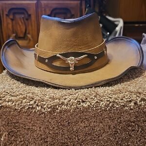 Men's Tan Western Hat